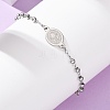 Religion 304 Stainless Steel Link Bracelets BJEW-F524-05A-P-2