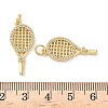 Brass Micro Pave Cubic Zirconia Pendants KK-D502-23A-G-3