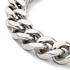 Non-Tarnish 201 Stainless Steel Curb Chain Bracelet for Men Women BJEW-H550-06B-P-2