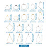 Stainless Steel Wire Pendants STAS-TA0004-43-21