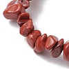 Natural Red Jasper Chips Beads Stretch Bracelets BJEW-JB11245-01-4