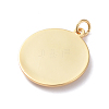 Valentine Theme Brass Pendants ZIRC-G160-32G-2