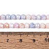 Anti-Tarnish Electroplate Glass Beads Strands EGLA-N027-02A-05-4