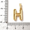 304 Stainless Steel Micro Pave Clear Cubic Zirconia Pendants CU-CBA703A-05G-H-3