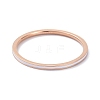 1mm Simple Enamel Finger Ring for Girl Women RJEW-C012-04E-RG-01-1