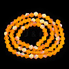 Imitate Austrian Crystal Bicone Frosted Glass Beads Strands EGLA-A039-T6mm-MB23-3