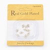 Brass Links connectors X-KK-T014-74G-3