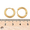 Ion Plating(IP) 304 Stainless Steel Huggie Hoop Earrings LS-EJEW-F111B-16mm-G-3