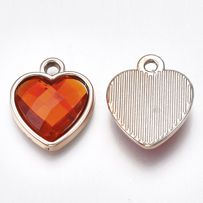 UV Plating Acrylic Pendants X-OACR-T005-85KC-1