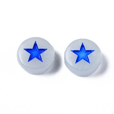 Luminous Gainsboro Acrylic Beads MACR-S273-63-1