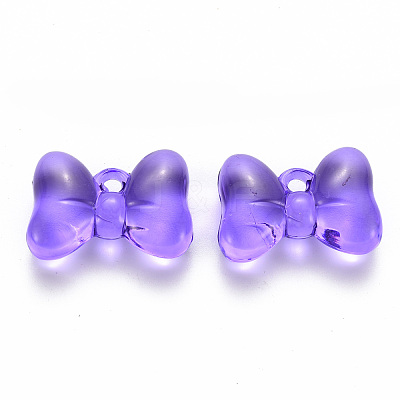 Transparent Acrylic Pendants TACR-T024-02BB-936-1