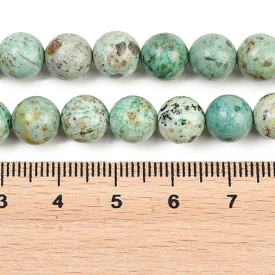 Natural Peruvian Turquoise(Jasper) Beads Strands G-F836-A02-8mm-1