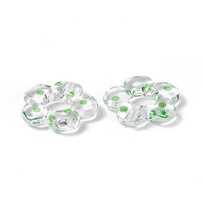 Transparent Acrylic Beads OACR-C009-06F-1