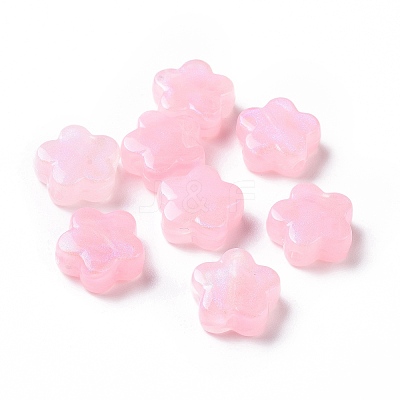 Opaque Acrylic Beads OACR-E014-13D-1