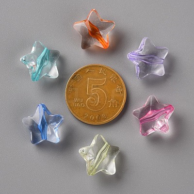 Transparent Acrylic Beads TACR-S154-22A-1