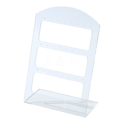 Organic Glass Earring Display Racks X-EDIS-N001-02B-1