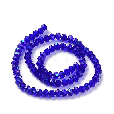 Electroplate Glass Beads Strands LS-EGLA-A034-T8mm-L16-1