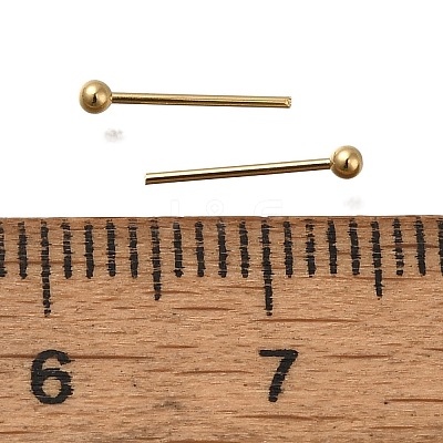 Brass Ball Head Pins KK-H502-03A-G-1
