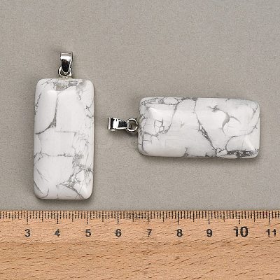 Natural Howlite Pendants GG-CBAA0EE-01P-18-1