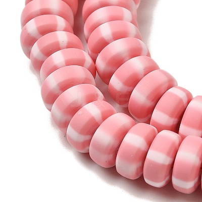 Polymer Clay Beads Strands CLAY-H006-02H-1