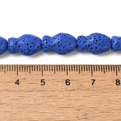 Natural Lava Rock Beads Strands G-U007-01E-1