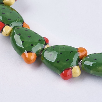 Handmade Porcelain Beads PORC-G002-08-1