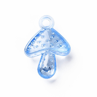 Autumn Theme Transparent Acrylic Pendants X-MACR-N013-027-1