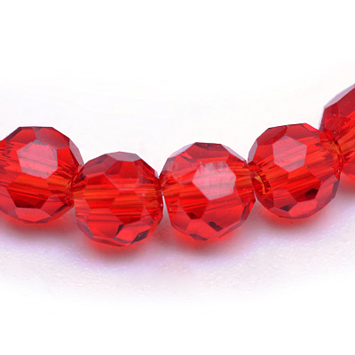 Transparent Glass Bead Strands GLAA-R166-3mm-01D-1