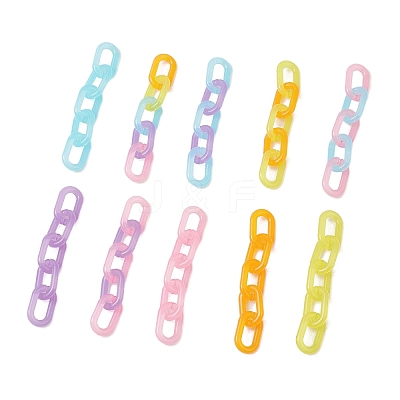 10Pcs Acrylic Handmade Cable Chains AJEW-JB01366-1
