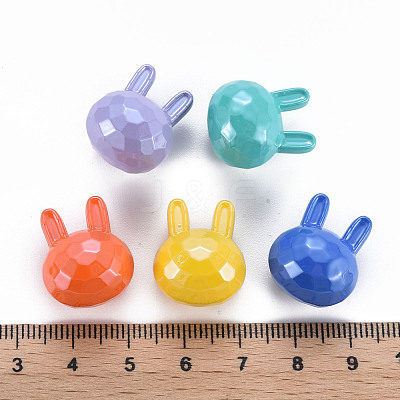 Pearlized Opaque Acrylic Beads MACR-S373-40I-1