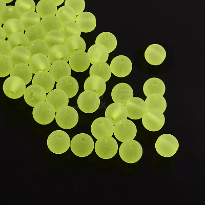 Transparent Acrylic Ball Beads FACR-R021-6mm-07-1