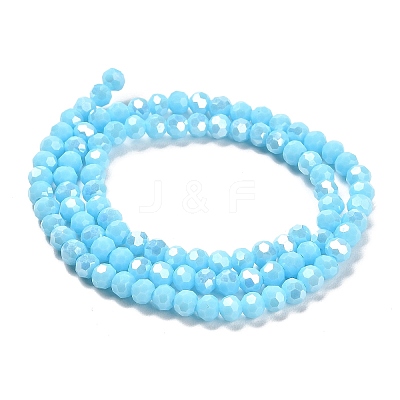 Opaque Glass Beads Stands LS-EGLA-A035-P4mm-B08-1