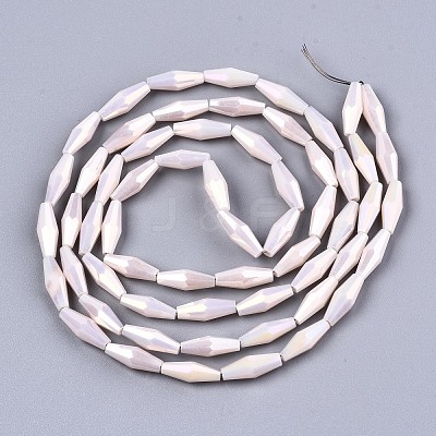 Electroplate Glass Beads Strands EGLA-S194-03A-A01-1