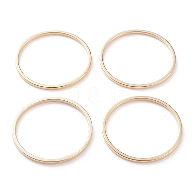 Brass Linking Rings KK-Y003-03H-G-1
