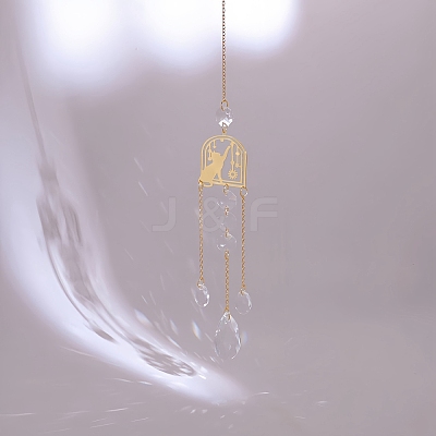 Teardrop Glass Suncatchers PW-WGBFFA3-08-1