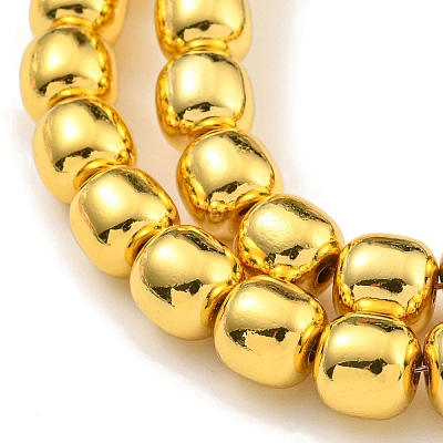Electroplated Synthetic Non-magnetic Hematite Beads Strands G-C136-C01-03-1