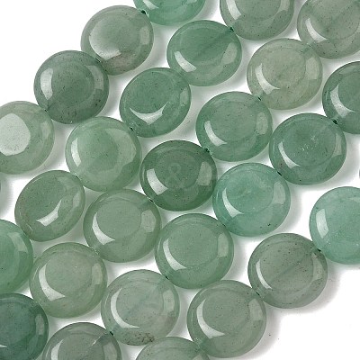 Natural Green Aventurine Beads Strands G-L648-B24-15mm-01-1