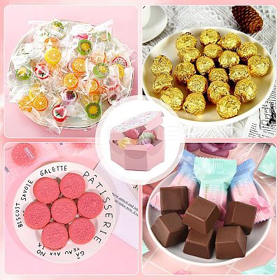 Hexagon Donut Cardboard Boxes CON-WH0019-18B-1