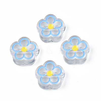 Transparent Acrylic Beads ACRC-S039-03-1