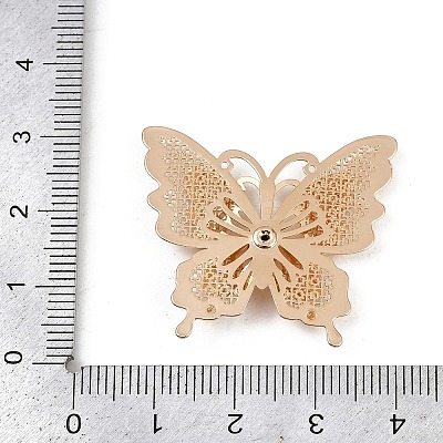 Brass Rhinestone Pendants KK-A261-06KCG-1