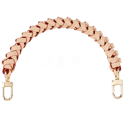 Microfiber Leather Braided Bag Handles PURS-WH0008-08B-1