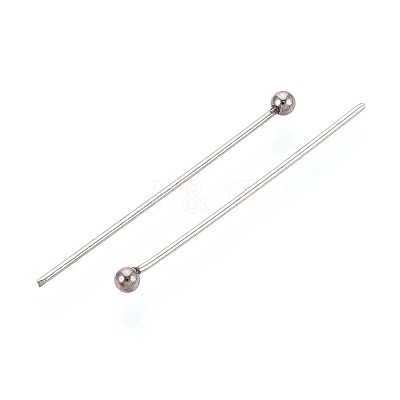 304 Stainless Steel Head Pins STAS-T065-25mm-20P-1