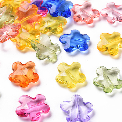 Transparent Acrylic Beads TACR-S154-32B-1