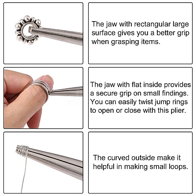 Carbon Steel Jewelry Pliers P003Y-1