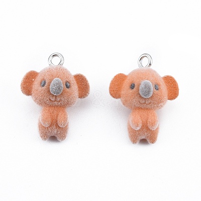 Opaque Resin Pendants X-RESI-T053-11-1