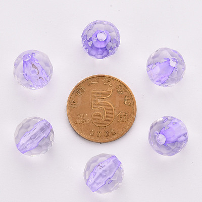 Transparent Acrylic Beads TACR-S154-11A-47-1