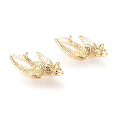 Brass Pendants Links KK-K250-08G-1