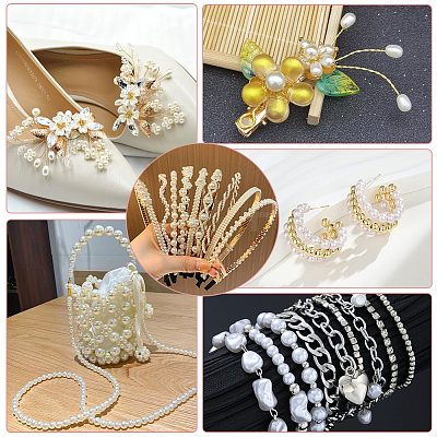 Imitation Pearl Acrylic Beads PEAR-LT0001-02E-1