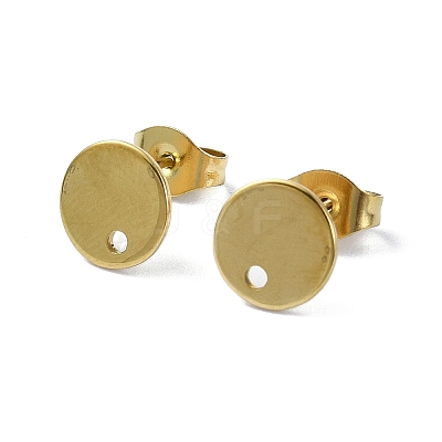 304 Stainless Steel Stud Earring Findings EJEW-H130-03G-A02-1