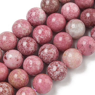 Natural Rhodonite Beads Strands G-P544-A02-03-1